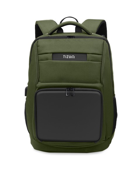 

Tizum Unisex Green Solid Backpack
