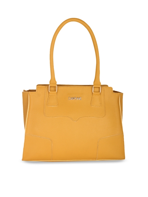 

Daphne Yellow Solid Shoulder Bag