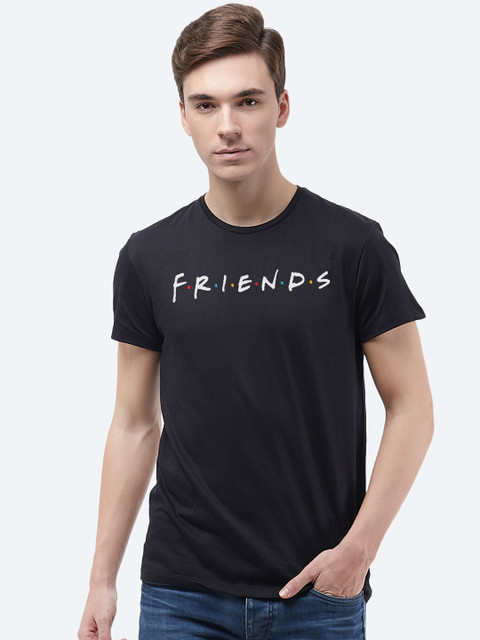 

Free Authority Friends featured Black Tshirt for Men