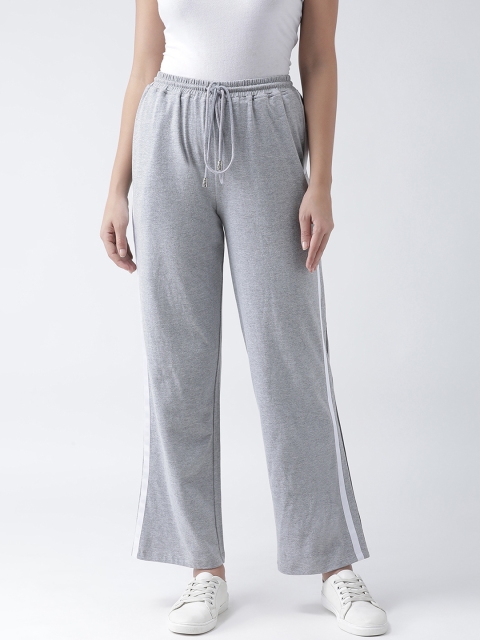 

Texco Women Grey Regular Fit Solid Parallel Trousers