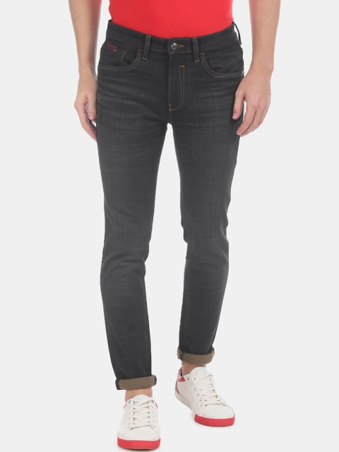 

Ed Hardy Men Charcoal Slim Fit Mid-Rise Clean Look Stretchable Jeans