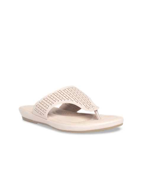 

pelle albero Women Beige Solid Open Toe Flats