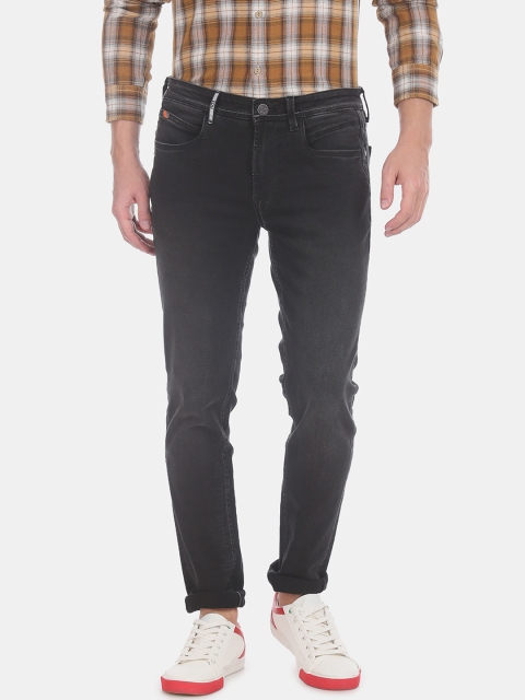 

Ed Hardy Men Black Slim Fit Mid-Rise Clean Look Stretchable Jeans