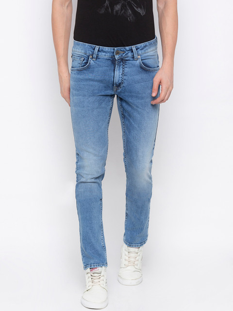 

SPYKAR Men Blue Skinny Fit Low-Rise Clean Look Jeans