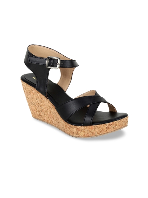 

SCENTRA Women Black Solid Wedges