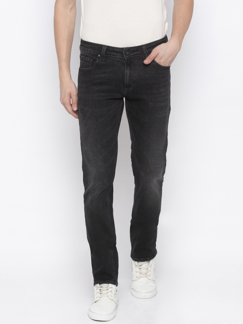 

SPYKAR Men Black Regular Fit Mid-Rise Clean Look Jeans