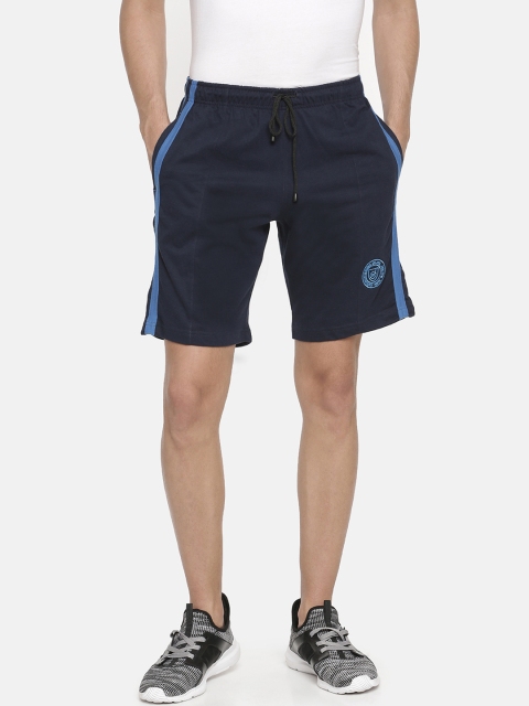 

Macroman M-Series Men Navy Blue Solid Regular Fit Sports Shorts