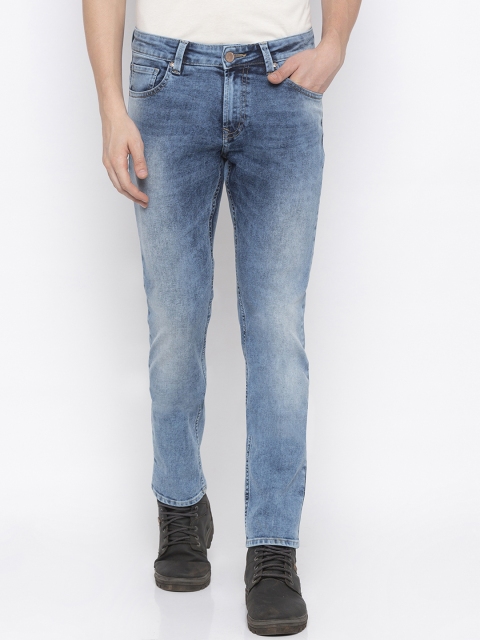 

SPYKAR Men Blue Regular Fit Mid-Rise Clean Look Jeans