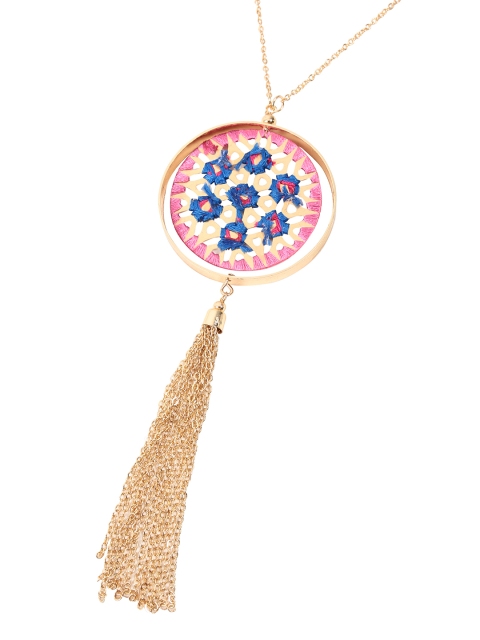 

Chumbak Multicoloured Metal Tasselled Chain, Multi