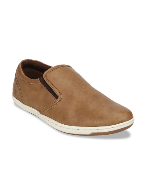 

Bond Street By Red Tape Men Tan Brown Slip-On Sneakers