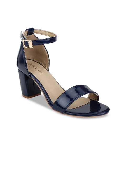 

SCENTRA Women Blue Solid Block Heels