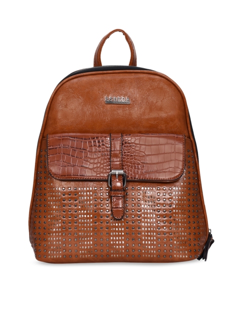 

ESBEDA Women Tan Brown Textured Backpack