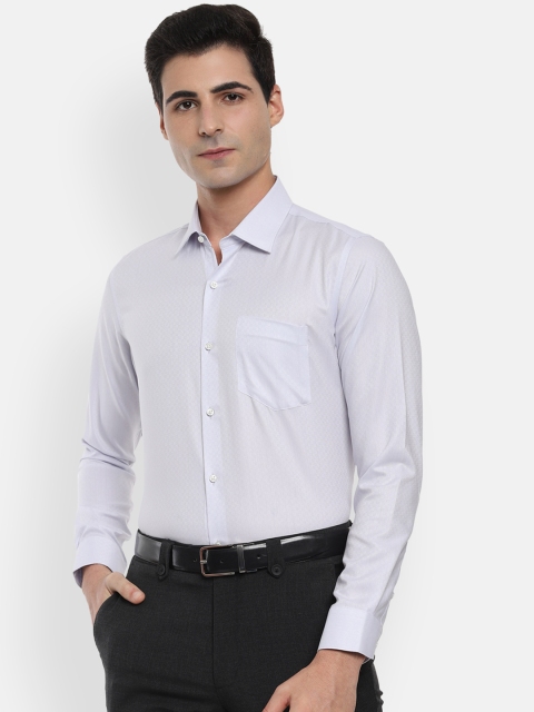 

Van Heusen Men White Slim Fit Solid Formal Shirt