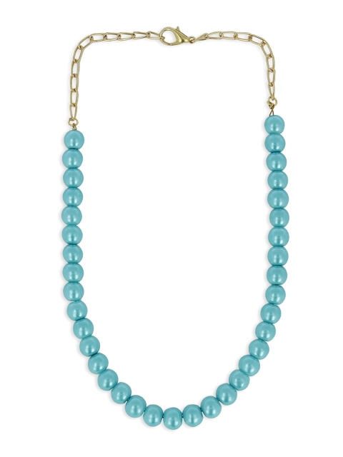 

AKSHARA Girls Blue Synthetic Handcrafted Necklace