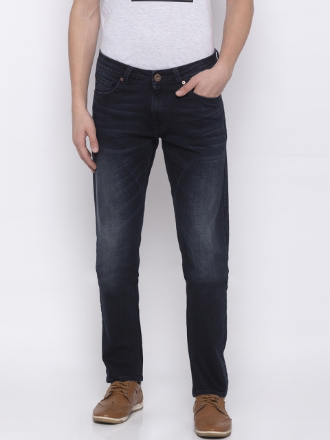 

SPYKAR Men Blue Regular Fit Mid-Rise Clean Look Jeans