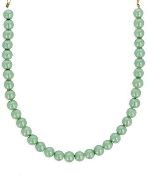 

AKSHARA Girls Green Synthetic Handcrafted Necklace