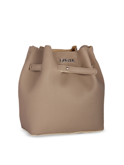 Daphne Taupe Solid Tote Bag