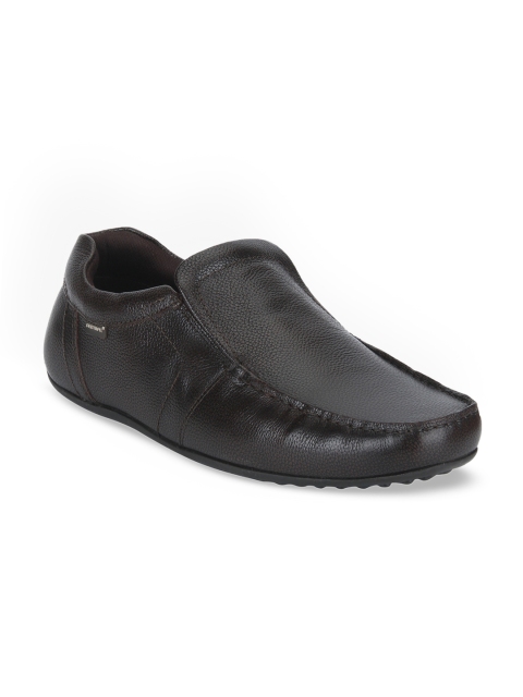 

Red Tape Men Coffee Brown Solid Leather Formal Loafers