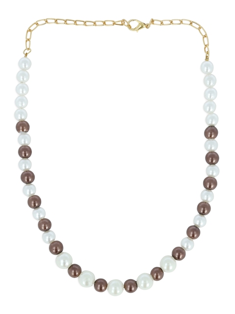

AKSHARA Girls White Synthetic Handcrafted Necklace
