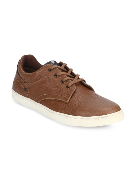 

Red Tape Men Tan Brown Solid Derbys