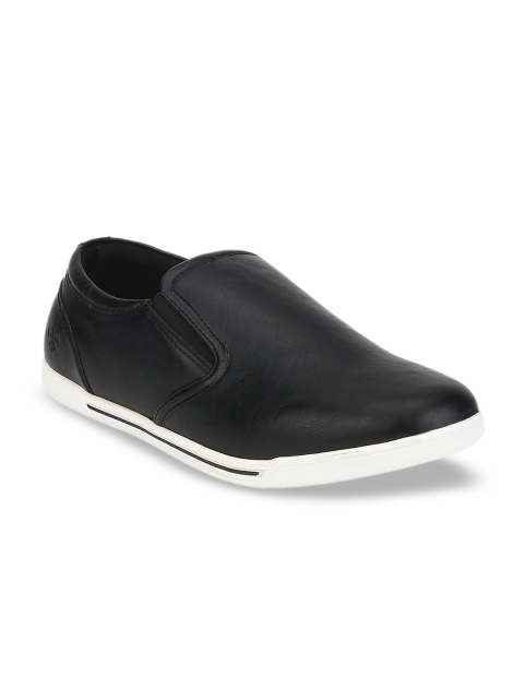 

Bond Street By Red Tape Men Black Slip-On Sneakers