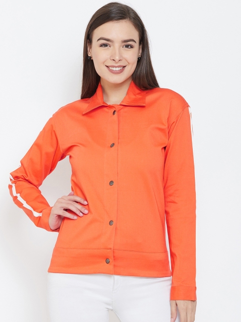 

Rider Republic Women Orange Solid Tailored Jacket