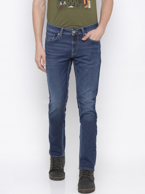 

SPYKAR Men Blue Regular Fit Mid-Rise Clean Look Jeans