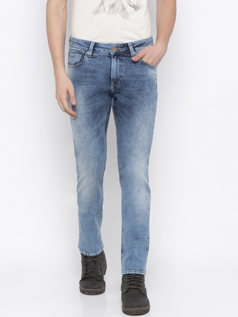 

SPYKAR Men Blue Regular Fit Mid-Rise Clean Look Jeans