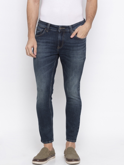 

SPYKAR Men Blue Tapered Fit Mid-Rise Clean Look Jeans