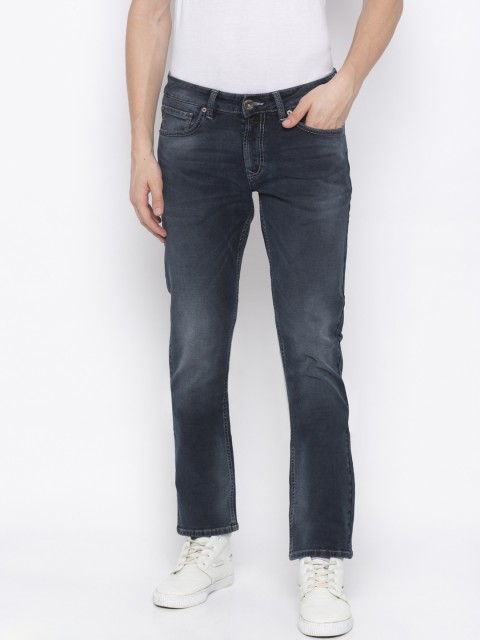 

SPYKAR Men Blue Regular Fit Mid-Rise Clean Look Jeans