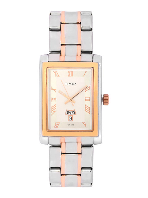 

Timex Men Silver-Toned Analogue Watch TW000G720