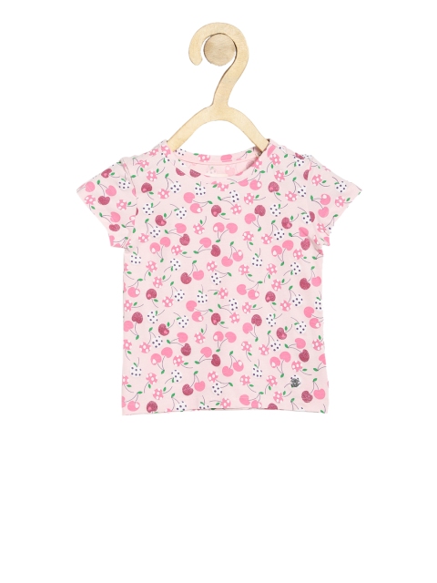 

Allen Solly Junior Girls Pink Cherry Printed Top