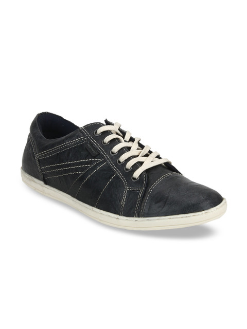 

Red Tape Men Grey Leather Sneakers