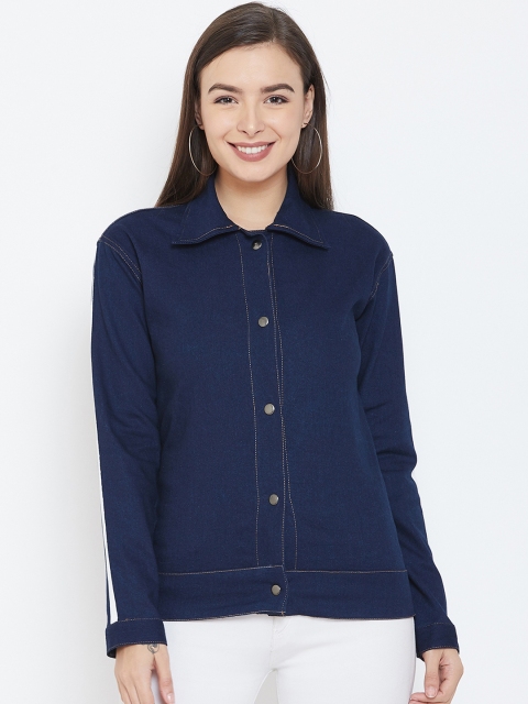 

Rider Republic Women Blue Solid Tailored Jacket