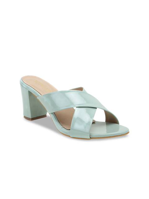 

SCENTRA Women Teal Blue Solid Sandals