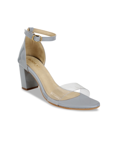 

SCENTRA Women Grey Solid Sandals