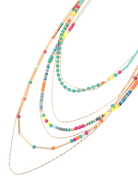 

Chumbak Multicoloured Metal Tasselled Chain, Multi