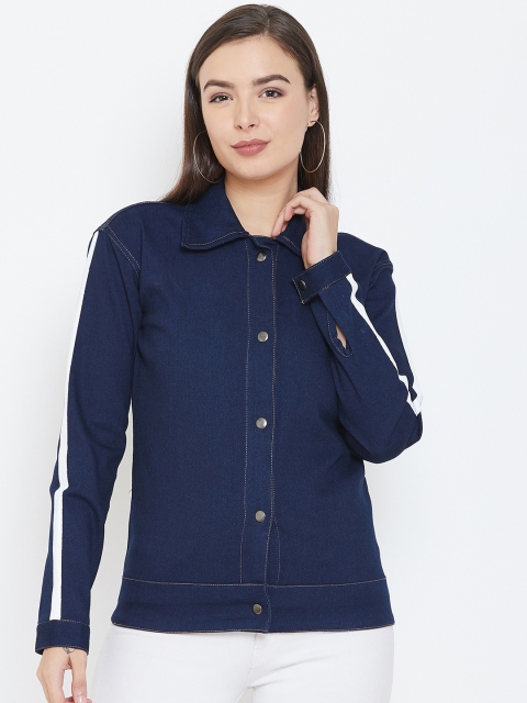 

Rider Republic Women Blue Solid Tailored Jacket