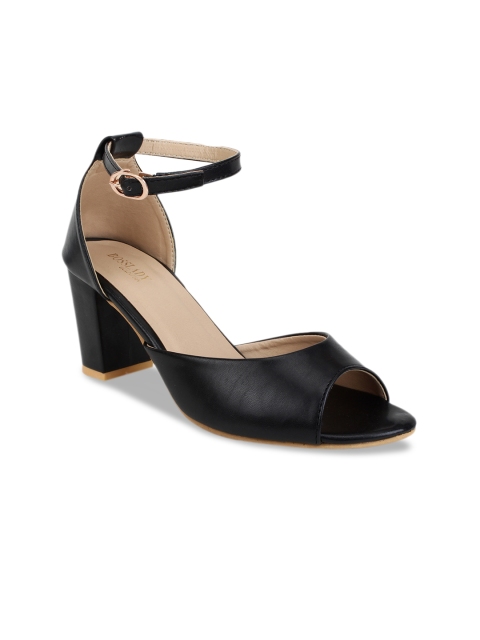 

SCENTRA Women Black Solid Peep Toes