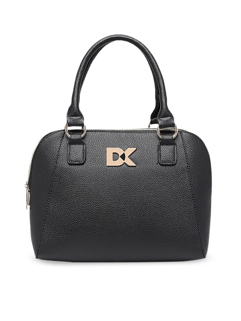 Diana Korr Black Solid Handheld Bag