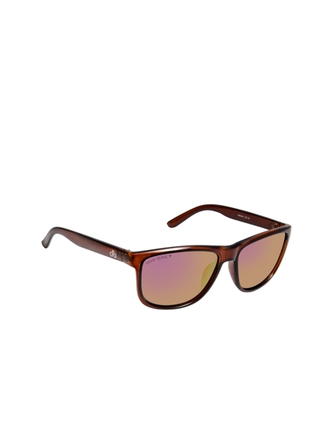 

David Blake Unisex Polarised and UV Protected Wayfarer Sunglasses NSGDB1757, Purple