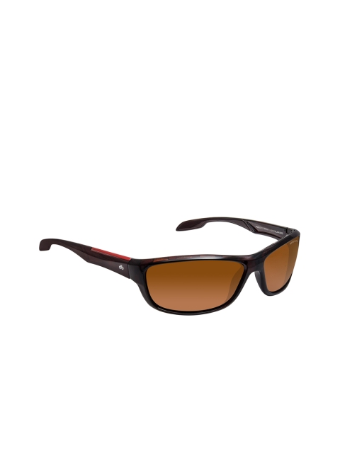

David Blake Unisex Polarised and UV Protected Sports Sunglasses, Brown