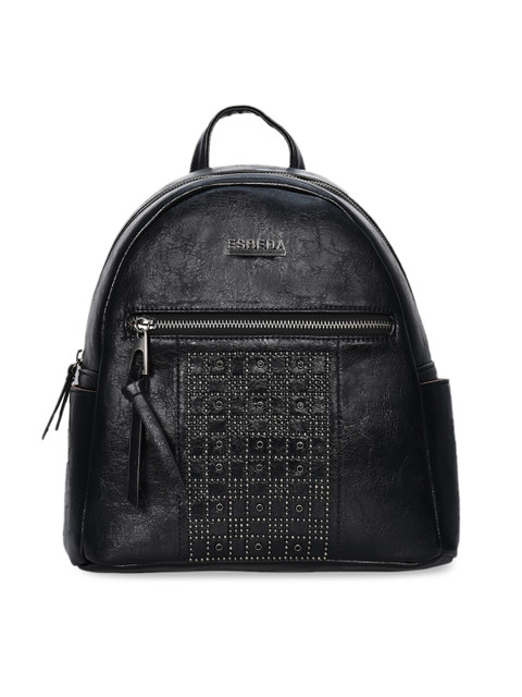 

ESBEDA Women Black Solid Backpack