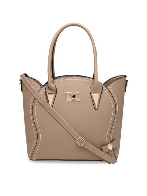 

Diana Korr Beige Solid Handheld Bag