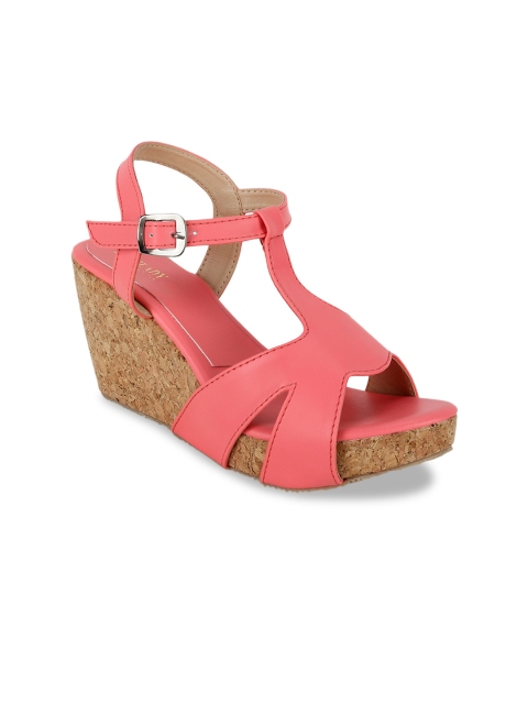 

SCENTRA Women Pink Solid Wedges