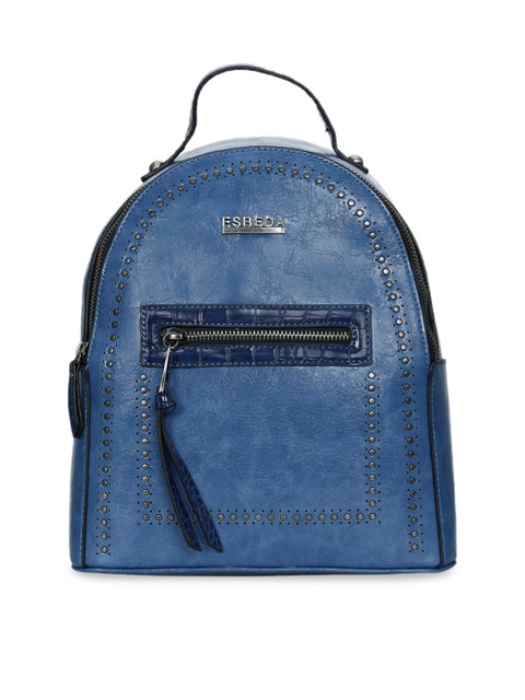 

ESBEDA Women Blue Solid Backpack