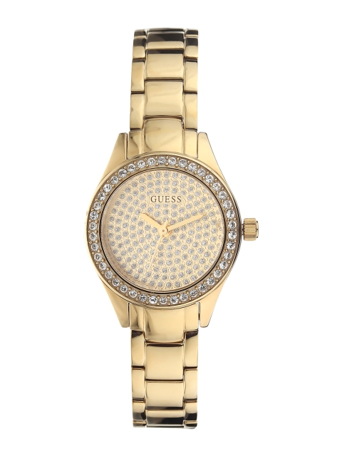 

GUESS Women Champagne Analogue Watch W0230L2