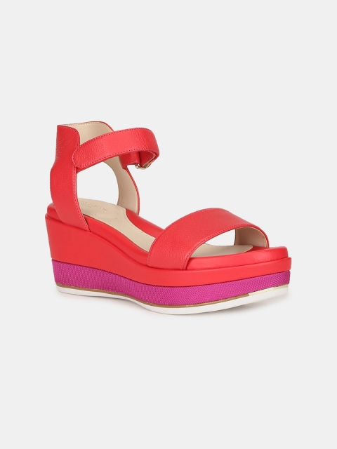 

Cole Haan Women Red Solid Leather Wedges