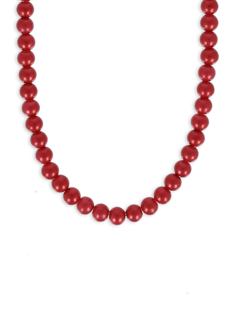 

AKSHARA Girls Red Synthetic Handcrafted Necklace