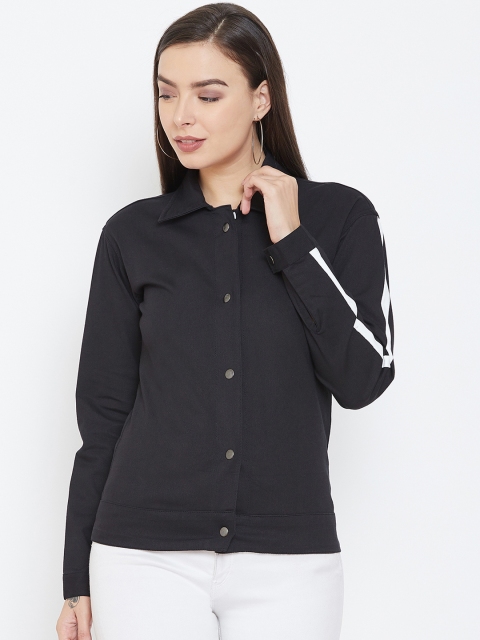 

Rider Republic Women Black Printed Tailored Jacket